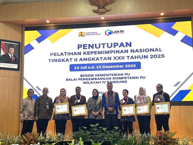 Penutupan Pelatihan Kepemimpinan Nasional Tingkat II Angkatan XXII Tahun 2025